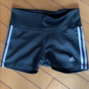 Olive green adidas shorts